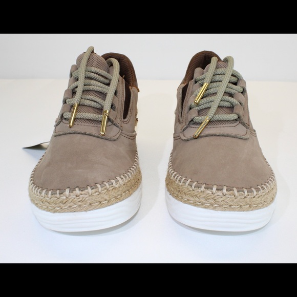 Comfortable Lightweight stylish espadrille Sneakers size 10 light brown - Picture 8 of 9